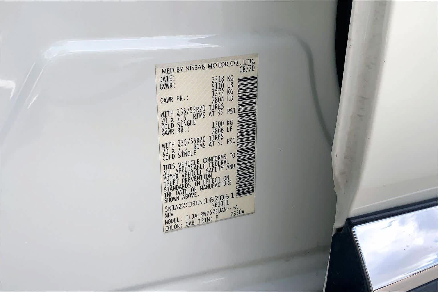 Used 2020 Nissan Murano SL FWD image 37