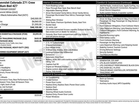 Used 2024 Chevrolet Colorado Z71 w/ LPO, Dark Essentials Package AWD/4WD image 2