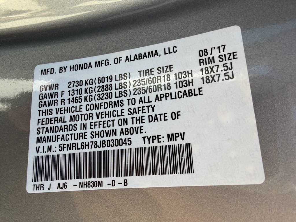 Used 2018 Honda Odyssey EX-L image 30