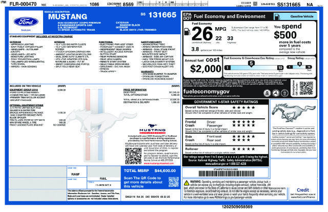 Used 2025 Ford Mustang Premium RWD image 9