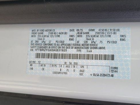 New 2025 Ford Transit 250 Low Roof AWD w/ Upfitter Package image 14