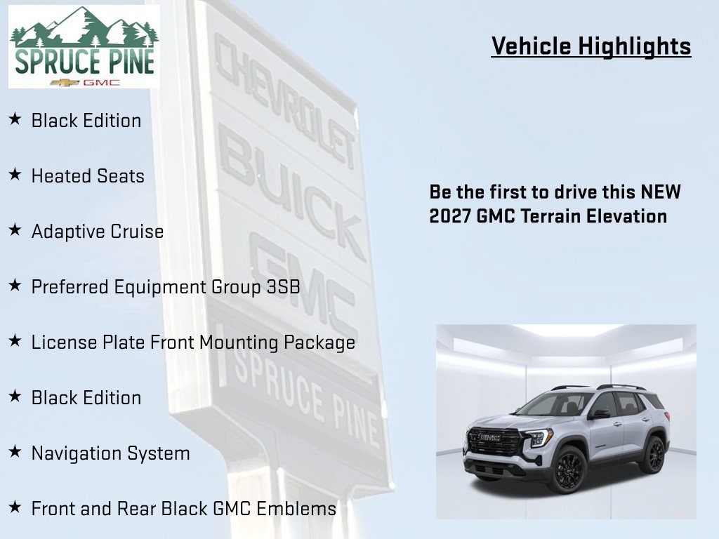 New 2027 GMC Terrain Elevation w/ Black Edition AWD/4WD image 5