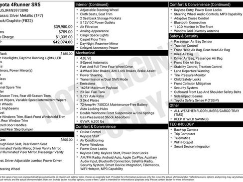 Used 2022 Toyota 4Runner SR5 AWD/4WD image 13