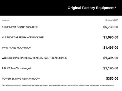 Used 2021 Ford F150 XLT w/ Equipment Group 302A High image 20