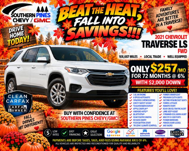 Used 2021 Chevrolet Traverse LS FWD image 5
