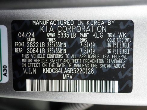 Used 2024 Kia EV6 Wind w/ Wind Technology Package image 76