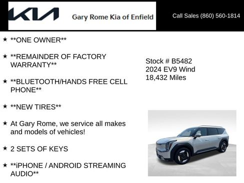Used 2024 Kia EV9 Wind AWD/4WD image 7