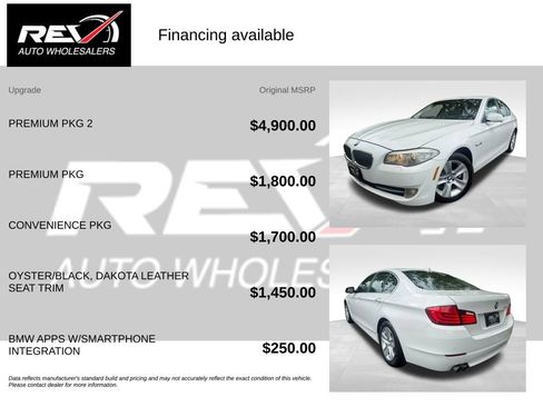Used 2011 BMW 528i Sedan RWD image 5