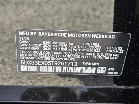 New 2026 BMW X6 xDrive40i w/ Climate Comfort Package image 18