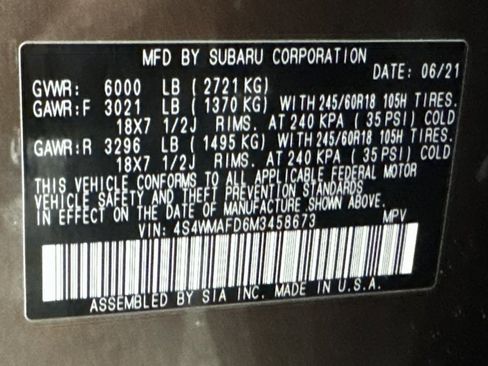 Used 2021 Subaru Ascent Premium w/ Convenience Package image 43