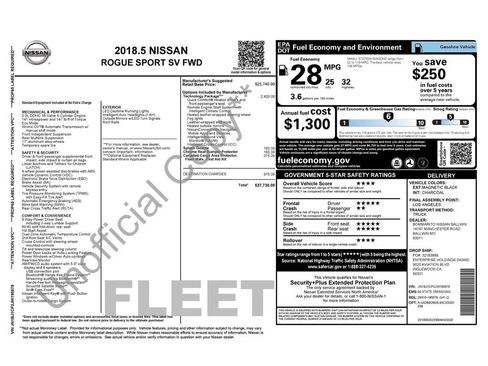 Used 2018 Nissan Rogue Sport SV w/ SV Technology Package image 47