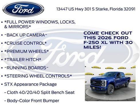 New 2026 Ford F250 XL w/ STX Appearance Package image 10