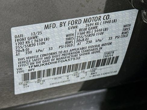 Used 2026 Ford Explorer Active w/ Active Comfort Package AWD/4WD image 27