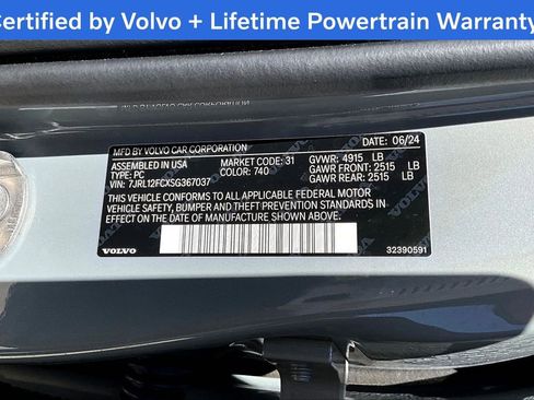 Used 2025 Volvo S60 B5 Plus FWD image 45