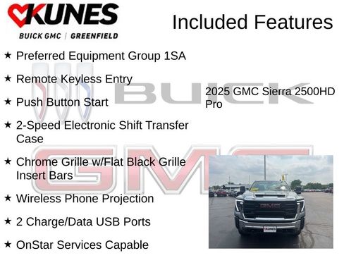New 2025 GMC Sierra 2500 Pro w/ LPO, GMC Protection Package image 3