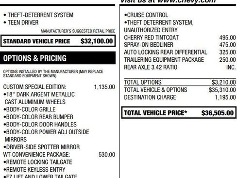 Used 2021 Chevrolet Colorado W/T w/ Custom Special Edition image 2