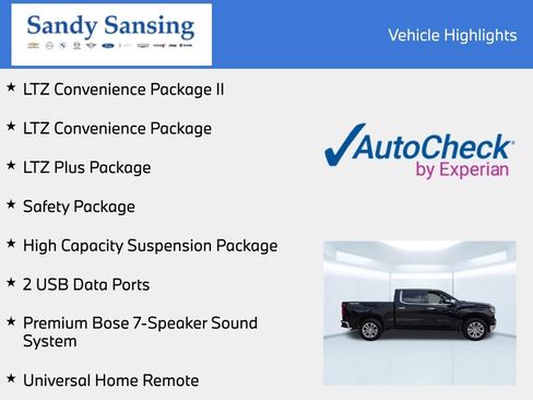 Used 2023 Chevrolet Silverado 1500 LTZ w/ Technology Package AWD/4WD image 7