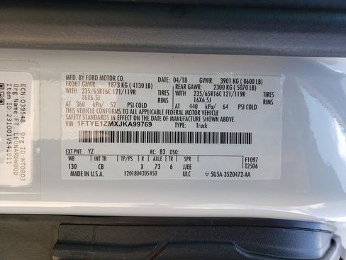 Used 2018 Ford Transit 150 130 Low Roof RWD image 25