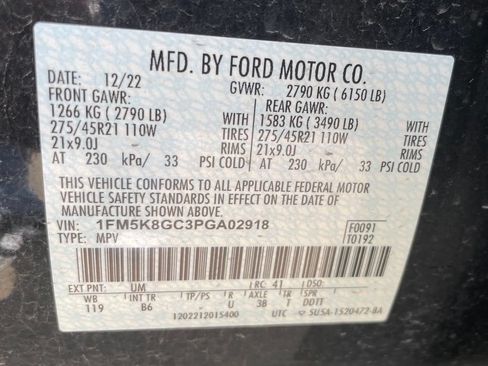 Used 2023 Ford Explorer ST w/ Equipment Group 401A AWD/4WD image 40