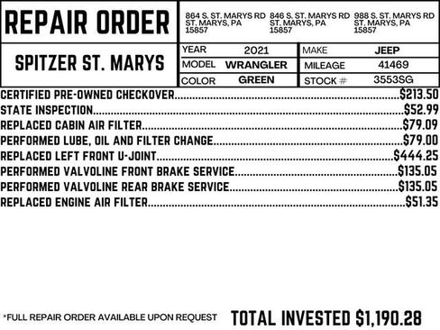 Used 2021 Jeep Wrangler Sport image 5