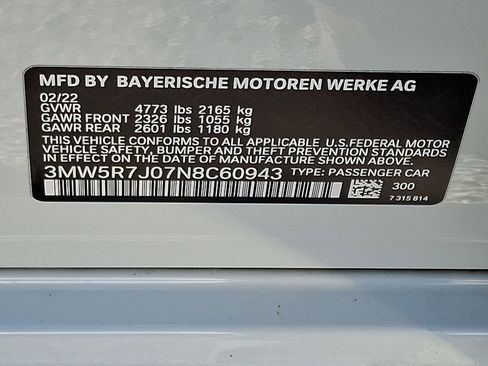 Used 2022 BMW 330i xDrive Sedan w/ M Sport Package image 29