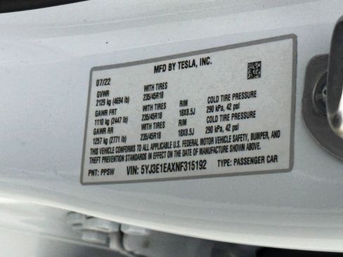 Used 2022 Tesla Model 3 image 44