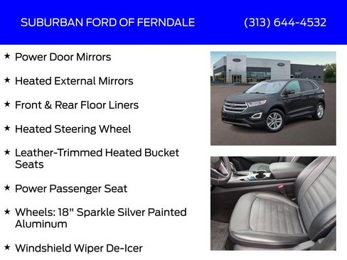 Used 2018 Ford Edge SEL w/ Equipment Group 201A image 17