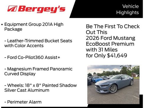 New 2026 Ford Mustang Premium RWD image 5
