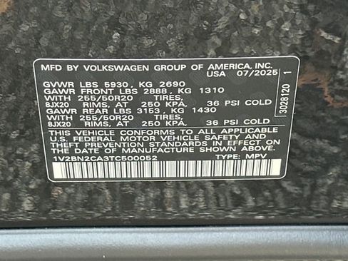 New 2026 Volkswagen Atlas SEL AWD/4WD image 36