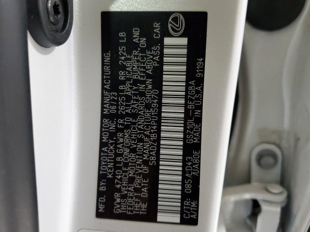 Certified 2023 Lexus ES 350 w/ Premium Package FWD image 32