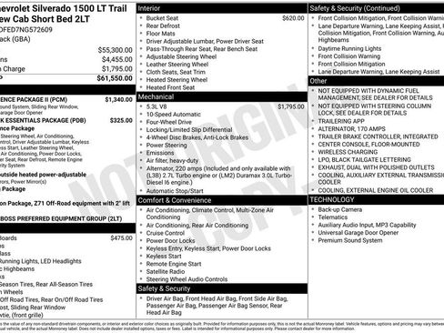 Certified 2022 Chevrolet Silverado 1500 LT Trail Boss w/ Convenience Package II image 37