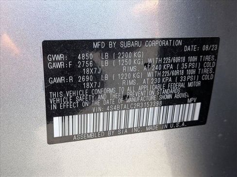 Certified 2024 Subaru Outback Onyx Edition AWD/4WD image 17