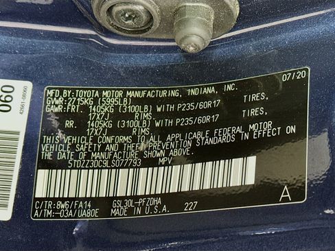 Certified 2020 Toyota Sienna L FWD image 32