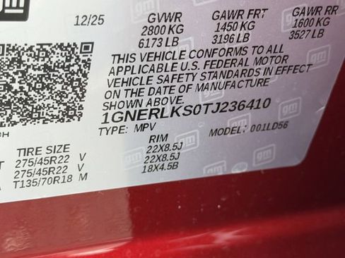 New 2026 Chevrolet Traverse RS FWD image 21
