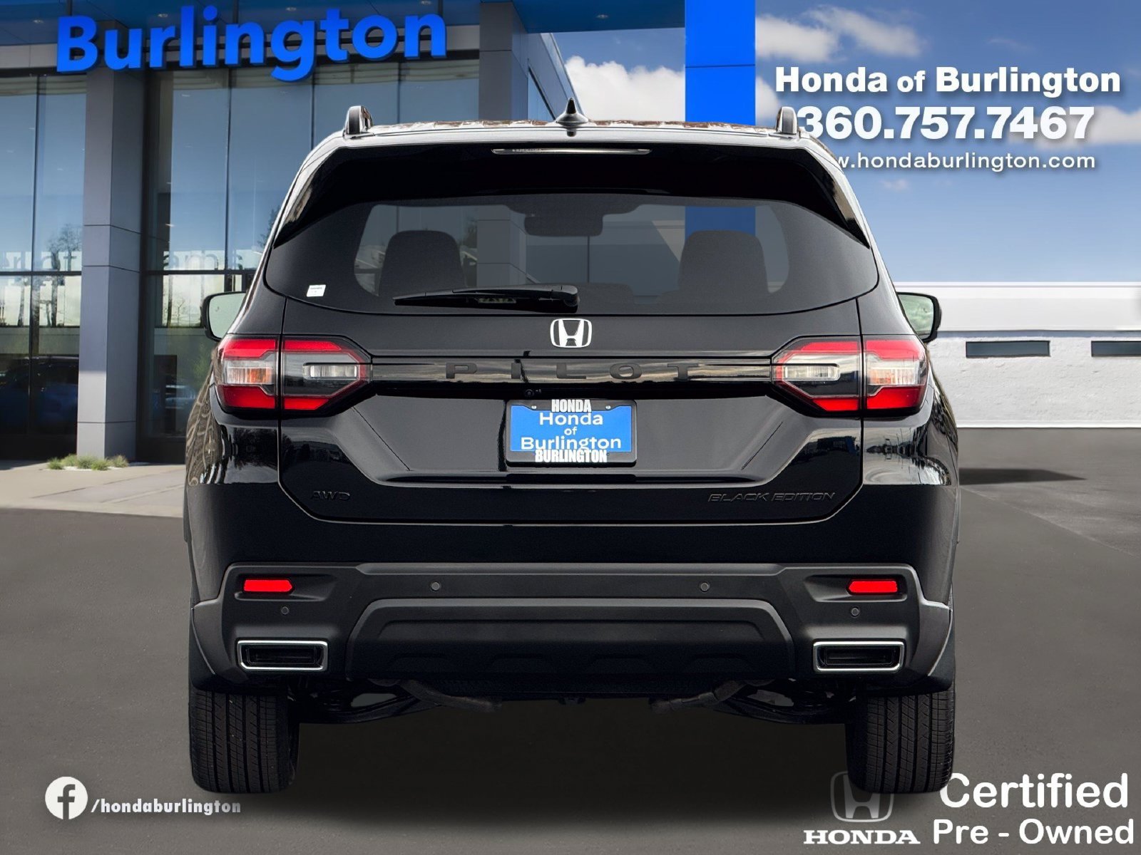 Certified 2025 Honda Pilot Black Edition image 6