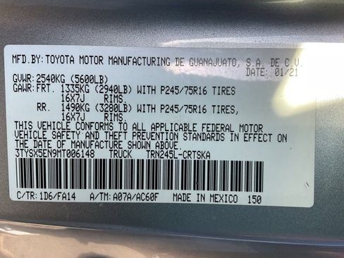 Used 2021 Toyota Tacoma SR image 37