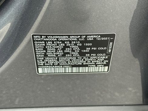 Certified 2022 Volkswagen Atlas SE image 31