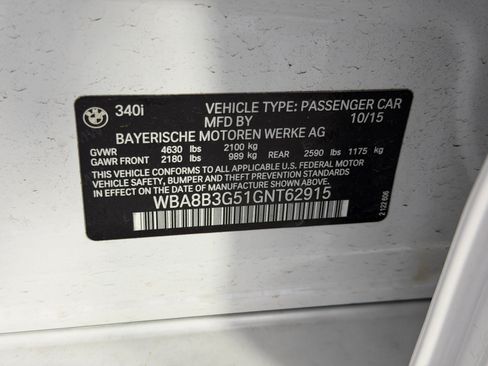 Used 2016 BMW 340i Sedan RWD image 25