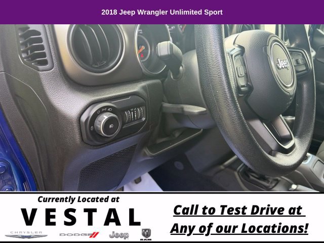 Used 2018 Jeep Wrangler Unlimited Sport AWD/4WD image 13