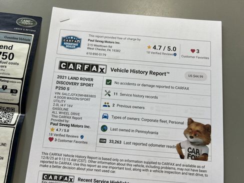 Used 2021 Land Rover Discovery Sport S image 37