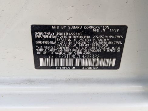 Used 2020 Subaru Crosstrek Hybrid w/ Moonroof Package w/Navigation image 38