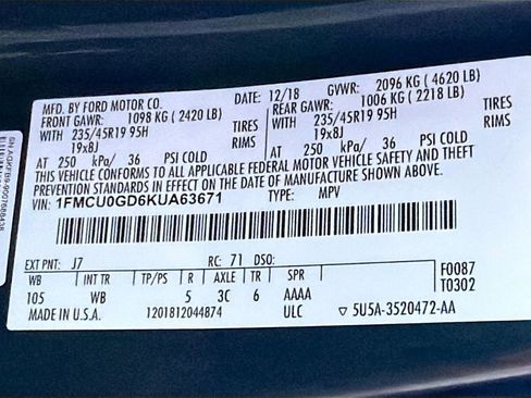 Used 2019 Ford Escape SE FWD image 30