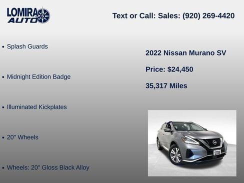 Used 2022 Nissan Murano SV AWD/4WD image 27