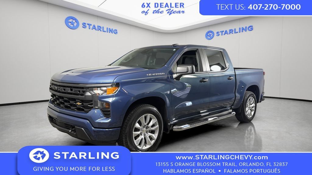 Certified 2024 Chevrolet Silverado 1500 Custom RWD image 1