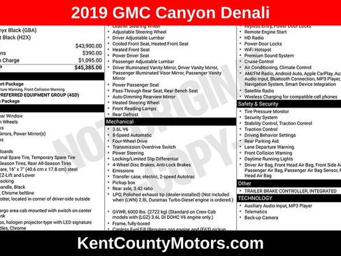 Used 2019 GMC Canyon Denali image 1