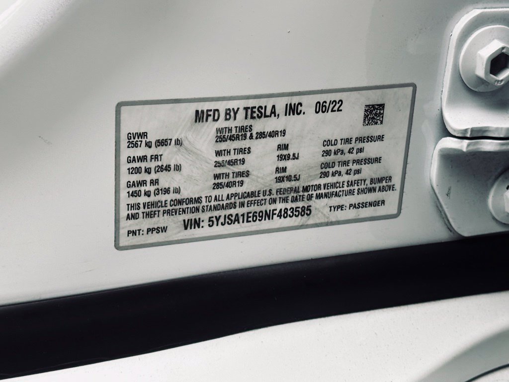Used 2022 Tesla Model S Plaid AWD/4WD image 40
