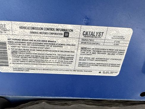 Used 1987 Chevrolet Camaro Z28 image 92