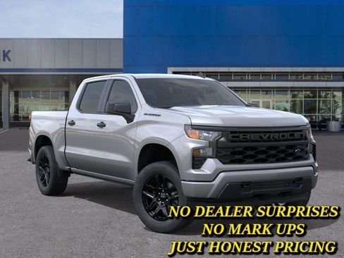 New 2026 Chevrolet Silverado 1500 Custom w/ LPO, Dark Essentials Package RWD image 7