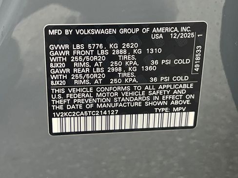 New 2026 Volkswagen Atlas Cross Sport SE image 31