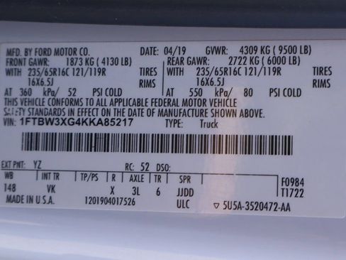 Used 2019 Ford Transit 350 148 High Roof Extended image 47